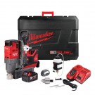 Milwaukee M18 FMDP-502C FUEL magnetisk borepresse med permanent magnet (2 x 5,0Ah batterier) thumbnail