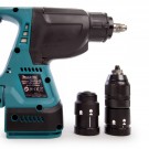 Makita DHR243Z 18V Borsteløs SDS+ 3-modus borhammer 24mm med ekstra selvspennende chuck (kun kropp) thumbnail