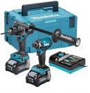 Makita DK0176G205 XGT 40Vmax Kombinasjonsbor og slagtrekker, dobbeltpakke (2 × 2,5 Ah batterier) thumbnail