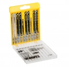 Sjekk prisen! Dewalt DT2290 10-delers stikksagblad sett for trekvirke, laminat og plast levert i etui thumbnail