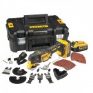 Dewalt DCS355M2 18V li-ion batteridrevet Børsteløs multikutter (2 x 4AH batterier) med 35 Tilbehør thumbnail