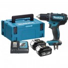 Makita DDF482RTJ 18V skru- og bor drillsett (2x5Ah batterier) levert i system koffert thumbnail