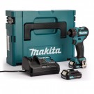 Makita DF032DSAJ 10.8V CXT ULTRA kompakt børsteløs skrudrill (2 x 2,0 Ah batterier) thumbnail