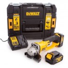 Dewalt DCG412M2 18V batteridrevet 125mm vinkelsliper (2 x 4,0 Ah batterier) i T-STAK system koffert thumbnail