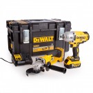 Dewalt DCK269P2 18V Twinpack DCF899 muttertrekker + DCG412 vinkelsliper (2 x 5,0 Ah batterier) thumbnail