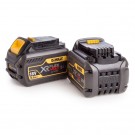 Dewalt 2 x DCB546 FlexVolt 6,0Ah batterier og DCB118 ladersett thumbnail