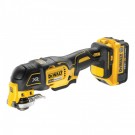 Dewalt DCS355M2 18V li-ion batteridrevet Børsteløs multikutter (2 x 4AH batterier) med 35 Tilbehør thumbnail