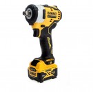 Dewalt DCF901P1 12V XR børsteløs 1/2 tommer muttertrekker sett (1 x 5,0Ah batteri) thumbnail