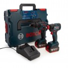 Bosch 06019J2270 18V 2-delers børsteløs drillsett (2 x 4.0Ah batterier) thumbnail