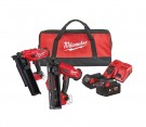 Milwaukee M18 FPP2BE-522B FUEL konstruksjons- og dykkert pistol twinpack (1 x 5,0ah + 1 x 2,0Ah batterier) thumbnail