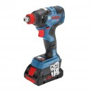 Bosch twinpack GSB 18 V-85 18V combi drill og GDX 18 V-200 slag- trekker/muttertrekker (2 x 5,0 Ah batt) thumbnail