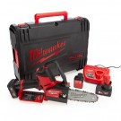 Milwaukee M12 FHS-602X FUEL børsteløs kompakt kjedesag sett (2 x 6Ah batterier) levert i HD koffert thumbnail