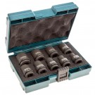 Makita B-66232 9-deler kraftpipe sett med 1/2 innfestning levert i hendig etui thumbnail