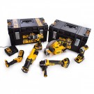 Dewalt DCK623P3 18V XR 6-delers børsteløs verktøysett (3 x 5,0 Ah batterier) 2 x DS300 system kofferter thumbnail