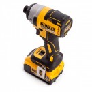 Sjekk prisen! Dewalt DCF887M1 18V 3-trinns børsteløs slagtrekker sett (1x4Ah batt) thumbnail