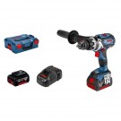 Bosch GSB 18V-85 C Profesjonell robust børsteløs heavy duty combi drillsett (2x 5,0 Ah batterier) thumbnail