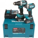 Makita DLX2189TJ børsteløs twinpack, DDF484 + DTD153 (2x5Ah batterier) thumbnail