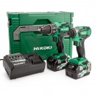 HiKOKI KC18DBFL2JDZ 18V Combi drill & slagtrekker TwinPack (2 x Multi-spenning batterier) thumbnail