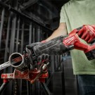 Milwaukee M18 FSZ-0X  FUEL Sawzall børsteløs bajonettsag (kun kropp) levert i HD koffert thumbnail