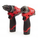 Milwaukee M12 FUEL Combi drill & slagtrekker TwinPack (2 x 2,0Ah batterier) thumbnail