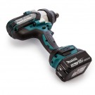 Makita DTW1001RTJ 18V LXT 3/4 " Børsteløs muttertrekker (2 x 5,0 Ah batterier) thumbnail