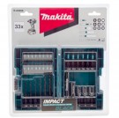 Sjekk prisen! Makita B-66896 Sort 33-delers slagtrekker sett levert i hendig etui thumbnail