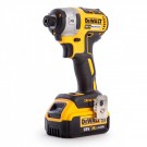 Dewalt DCF887M1 18V 3-trinns børsteløs slagtrekker sett (1x4Ah batt) thumbnail