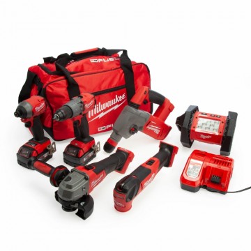 Milwaukee FPP612 M18 FUEL 6 -delers sett (2 x 5.0Ah batterier)