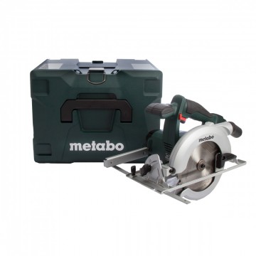 Metabo KSA18LTX 18V batteridrevet li-ion sirkelsag (kun kropp) med Metaloc box transport koffert