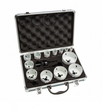 Makita D-47307 16-delers universal hullsag sett levert i koffert
