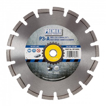 PDP DP15050 Diamant Blad P3-A 300 x 20mm for Asfalt & slipende materialer