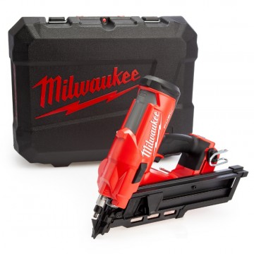 Milwaukee M18 FFN-0C FUEL konstruksjons spikerpistol (kun kropp) levert i koffert 