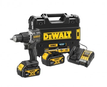 Dewalt DCD100M2T 18V børsteløs jubileums drillsett (2x4Ah batterier)