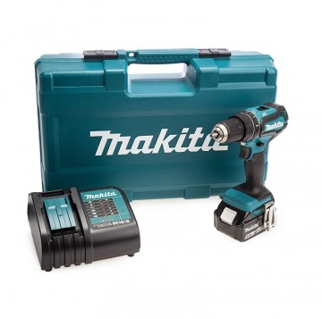 Makita DHP485STX5 18V kombibormaskin med 101 delers tilbehørssett (1 x 5,0Ah batteri)