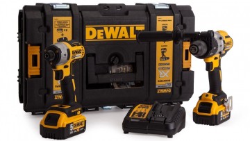 Dewalt DCK276P2 18V børsteløs combi drill og slagtrekker (2 x 5,0 Ah batterier)