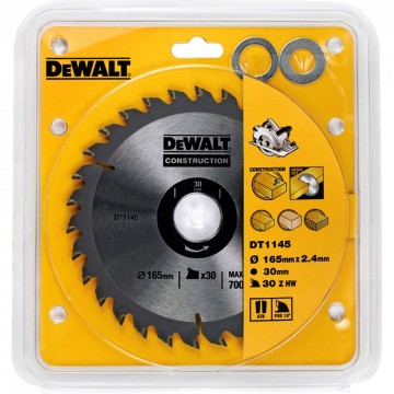 Dewalt DT1145 165mm Sirkelsagblad