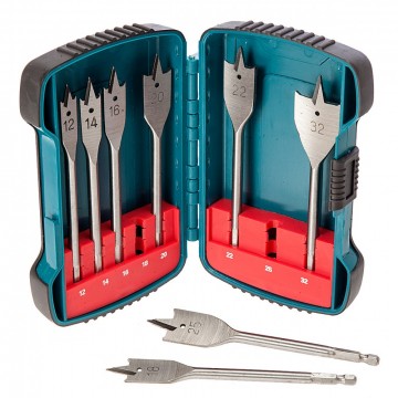 Sjekk prisen! Makita P-52093 8-delers spadebor sett m/etui