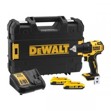 Dewalt DCD708D2T 18V børsteløs skru- og bor drillsett (2 x 2Ah batterier)