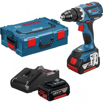 Bosch GSR 18V-EC 18V børsteløs skru- bor drillsett (2 x 5Ah batterier)