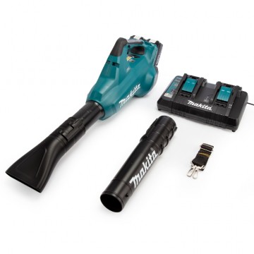 Makita DUB362PG2 36V (18V+18V) LXT børsteløs blåser (2 x 6.0Ah batterier )