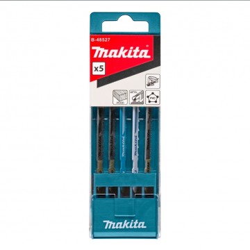 Makita B-48527 assortert stikksagbladsett (5-pakning) levert i hendig etui