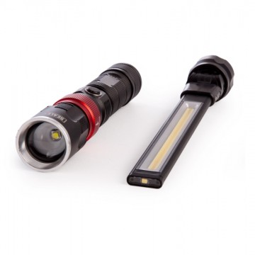 Sealey LED0121B Utskiftbar COB LED Inspeksjonslampe og lommelykt