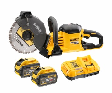 Dewalt DCS690X2 XR Flexvolt 54V batteridrevet 230mm kappemaskin 