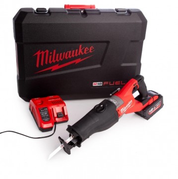 Milwaukee M18 FSX-121C FUEL børsteløs bajonettsag sett ( 1 x 12Ah batteri)