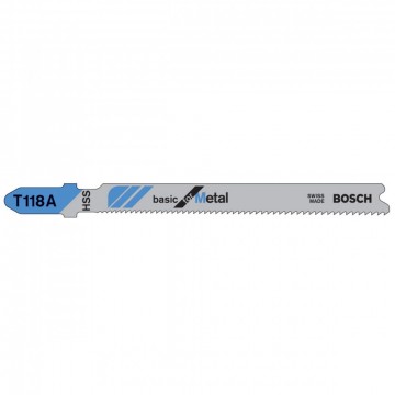 Bosch T118A stikkblader til metall(5stk blader)