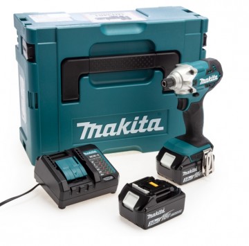 Makita DTD156F001 18V LXT Slagtrekker sett (2 x 3,0Ah batterier)