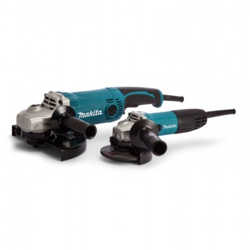 Makita DK0056Z1 Twinpack vinkelsliper sett - GA9050 230mm + GA4530R 115mm 240V