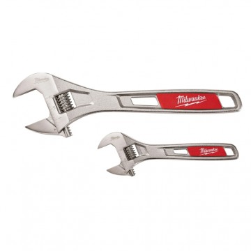 Milwaukee 48227400 6 og 10 toms twinpack skiftenøkkel sett