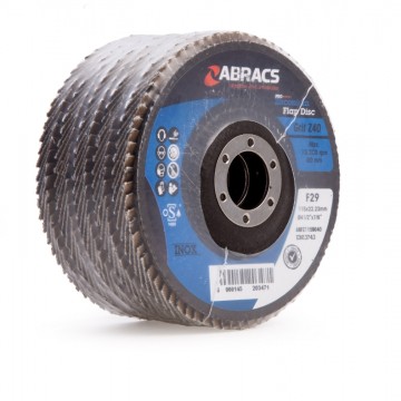 Abracs ABFZ115B040 Pro Zirconium Flap 115 x 22mm 40 Grit (pakke med 5stk)