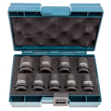 Sjekk prisen! Makita B-66232 9-deler kraftpipe sett med 1/2 innfestning levert i hendig etui